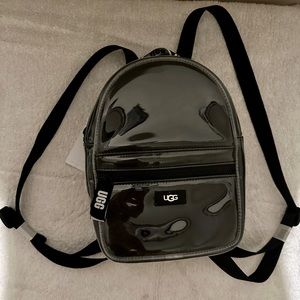NWT UGG Dannie Il Mini Clear Faux Fur Backpack
